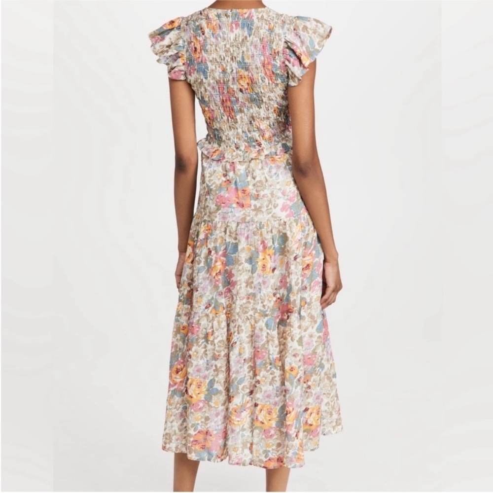 SEA Ines Floral Fit & Flare Dress - Picture 3 of 8